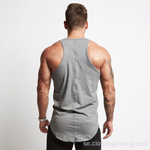 Herr ärmlös snabbtorr fitness Muskel Tank Top